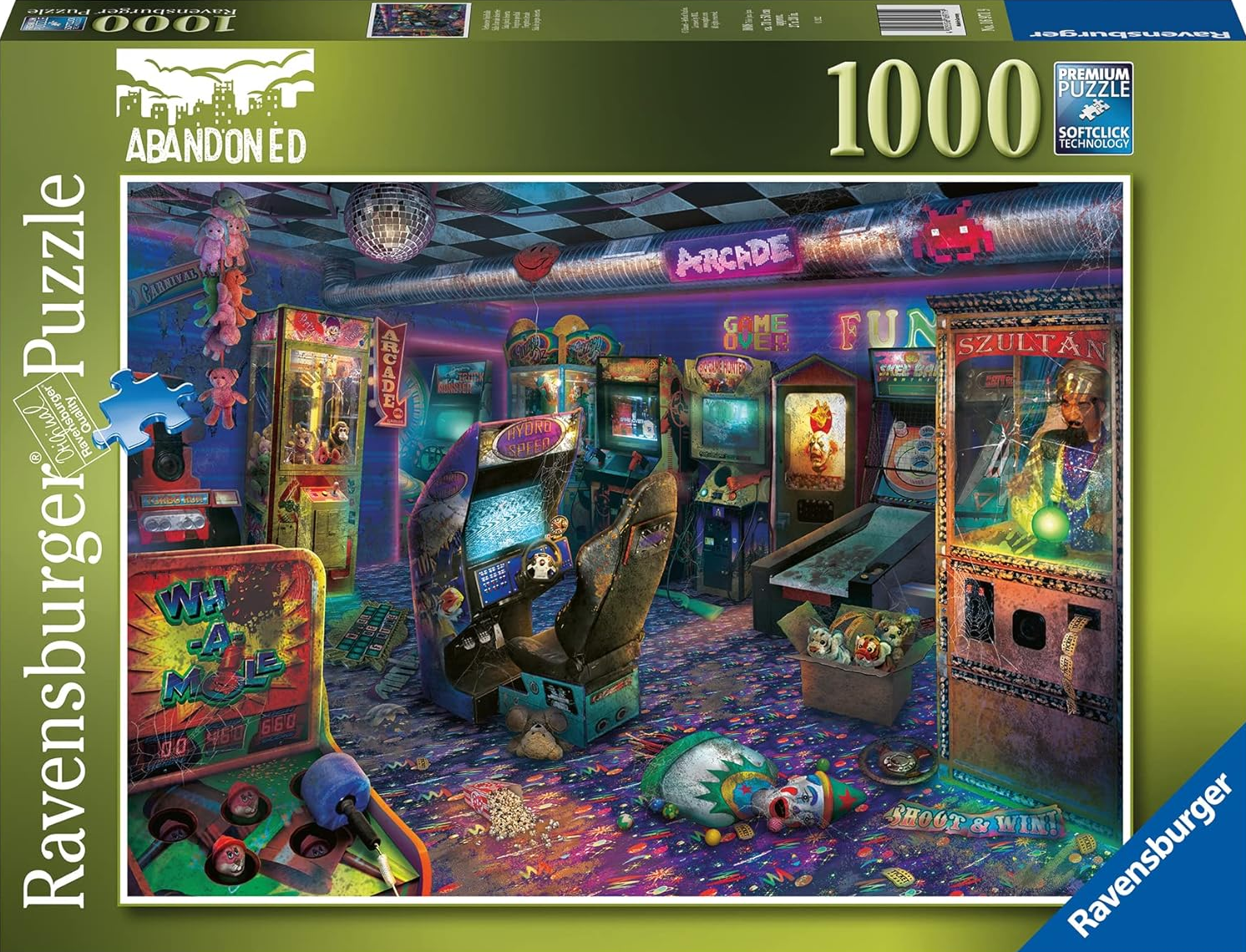 Ravensburger 1000pc Puzzle Abandoned Series Forgotten Arcade